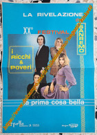 B229> < I RICCHI & POVERI > Pagina Pubblicità Per Il Brano Di SANREMO < La Prima Cosa Bella > 1970 - Objets Dérivés