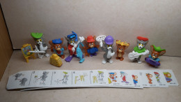 1999 Ferrero - Kinder Surprise - K99 82, 83, 84, 85, 86, 87, 88 & 89 Tom And Jerry - Complete Set + 8 BPZ's - Monoblocs