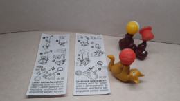1998 Ferrero - Kinder Surprise - 635006 & 635030 - Verspielte Haustiere - Complete Set+ 2 BPZ's - Monoblocs