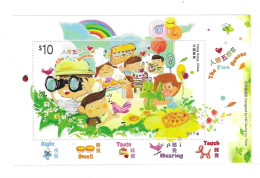 Hong Kong 2017 The Five Senses S/S MNH - Unused Stamps