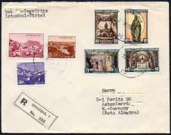 R Türkei 1962 MiNr. 1846/ 1849 + Städte Auf R- Brief In Die BRD - Covers & Documents