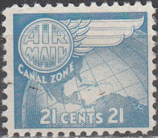 CANAL ZONE   SCOTT NO C24  USED  YEAR  1951 - Zona Del Canale / Canal Zone