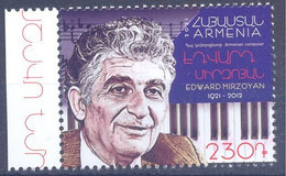 2021. Armenia,Edward Mirzoyan, Composer, 1v, Mint/** - Armenien