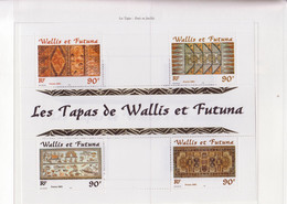 Wallis-et-Futuna  Bloc Feuillet N° 10** Artisanat Les Tapas - Blocks & Sheetlets