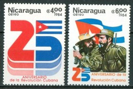 1984 Nicaragua 25°della Rivoluzione Set MNH** B414 - Nicaragua