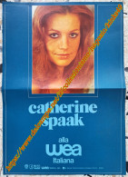 B230> < CATHERINE SPAAK > Pagina Pubblicità Per PASSAGGIO ALLA WEA 1977 - Objets Dérivés