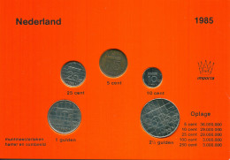 NIEDERLANDE NETHERLANDS 1985 MINT SET 5 Münze #SET1022.7.D - [Sets Sin Usar &  Sets De Prueba