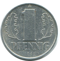 1 PFENNIG 1960 A DDR EAST DEUTSCHLAND Münze GERMANY #AE046.D - 1 Pfennig