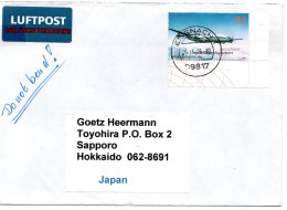 65610 - Bund - 2005 - 155c Flugverkehr EF A LpBf EISENACH -> Japan - Covers & Documents