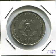 10 MARK 1972 DDR EAST GERMANY Coin #AR764.U - Andere & Zonder Classificatie