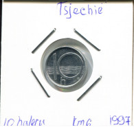 10 HELLER 1997 TSCHECHIEN CZECH REPUBLIC Münze #AP709.2.D - Tschechische Rep.