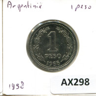 1 PESO 1958 ARGENTINA Moneda #AX298.E - Argentine