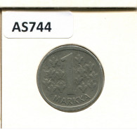 1 MARKKA 1970 FINLAND Coin #AS744.U - Finland