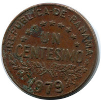 1 CENTESIMO 1979 PANAMA Pièce #BA148.F - Panamá