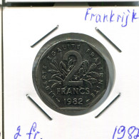 2 FRANCS 1982 FRANCIA FRANCE Moneda Semeuse Moneda #AM357.E - 2 Francs