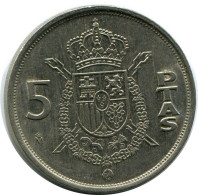 5 PESETAS 1984 SPAIN Coin #AR181.U - 5 Pesetas