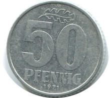 50 PFENNIG 1971 A DDR EAST GERMANY Coin #AE158.U - 50 Pfennig