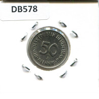 50 PFENNIG 1975 J WEST & UNIFIED GERMANY Coin #DB578.U - 50 Pfennig