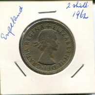 2 SHILLINGS 1962 UK GREAT BRITAIN Coin #AN600.U - J. 1 Florin / 2 Schillings