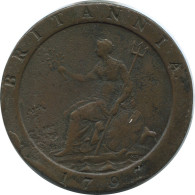 2 PENCE 1797 UK GRANDE-BRETAGNE GREAT BRITAIN Pièce #AE795.16.F - D. 2 Pence