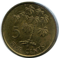 5 CENTS 1982 SEYCHELLES Coin #AR156.U - Seychellen