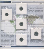 MOLDOVA 1993-2003 Coin SET 1. 5. 10. 25. 50 BANI UNC #SET1161.5.U - Moldawien (Moldau)