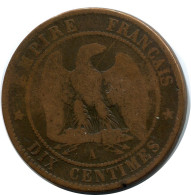 10 CENTIMES 1854 A FRANCE Pièce Napoleon III #AZ851.F - 10 Centimes