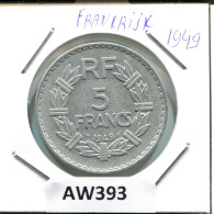 5 FRANCS 1949 FRANCE Pièce #AW393.F - 5 Francs