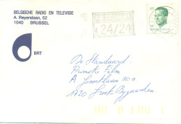 Oude Briefomslag Van Belgische Radio En Televisie - BRT (1984) - 1950 - ...