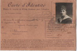 Défense De L'intérêt Général Des Cyclistes Et Touristes/ Carte D'Identité/ NORD-TOURISTE/Mesplout/ROUBAIX/1920    AEC250 - Mitgliedskarten
