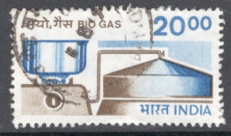 India 1988 Single Stamp Celebrating Bio Gas In Fine Used. - Gebruikt