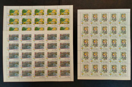 RUSSIA  MNH (**)  1999 Russia In The 21st Century Mi 711-713 , Yvert 6392-94 - Feuilles Complètes