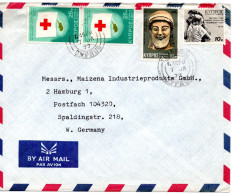 65636 - Zypern - 1977 - 2@25M Rotes Kreuz MiF A LpBf LIMASSOL -> Westdeutschland - Storia Postale