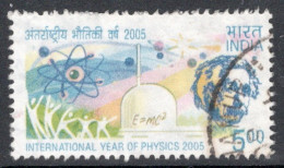 India 2005 Single Stamp Celebrating, Int. Physics Year In Fine Used. - Oblitérés