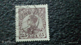 PORTUGAL-1910     25R                    KING  MANUEL II.      USED - Gebruikt