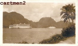 ILES SAMOA UNE PLAGE BATEAU PAQUEBOT BOAT OCEANIE - Samoa