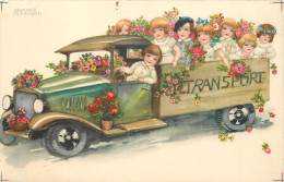 PETERSEN HANNES (illustrateur) -  Camion, Enfants Et Fleurs. - Petersen, Hannes