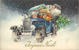 PETERSEN HANNES (illustrateur) - Joyeux Noël,  Père Noël En Voiture, Livraisons. - Petersen, Hannes