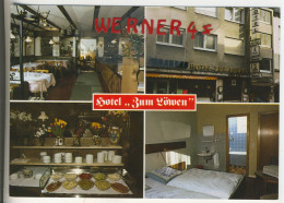 Hotel Restaurant "Zum Löwen" - Radevormwalde - 4 Ansichten - Von 1970 (34571) - Radevormwald