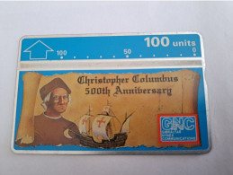 GIBRALTAR  LANDYS & GYR  100 UNITS / CHRISTOFFER COLUMBUS   / 207A  /    /  USED ? CARD   **13286 ** - Gibilterra