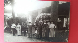 Carte Photo Moncourt Lothringen Scène Agricole  , Superbe Plan Rare - Otros & Sin Clasificación