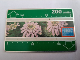 GIBRALTAR  LANDYS & GYR  200 UNITS /FLOWER/ CANDYTUFT   / 230A  /    /  USED  CARD   **13288 ** - Gibilterra