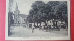 Mulsach , Moussey , église Et école , Cachet Militaire - Otros & Sin Clasificación