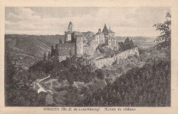 LUXEMBOURG - Vianden - Ruines Du Château - Carte Postale Ancienne - Vianden
