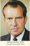 US President Richard Nixon Presidential Portrait, C1960s Vintage Postcard - Presidenti