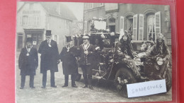 Carte Photo Sarrebourg , Belle Automobile Décorée Et Autoritées , Restaurant Charles Stroh - Sarrebourg