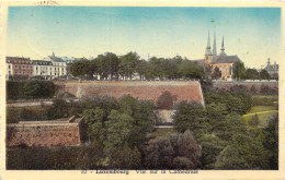 LUXEMBOURG - Vue Sur La Cathédrale - Carte Postale Ancienne - Luxemburg - Town