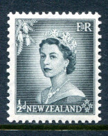 New Zealand 1953-59 QEII Definitives Complete - ½d Slate-black MNH (SG 723) - Ungebraucht