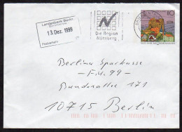 BRD 1999 Umschlag/ Entire Cover  O/ Used ,  Bad Frankenhausen O BZ 90  Die Region Nürnberg - Sobres - Usados