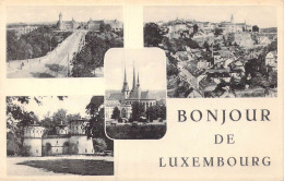 LUXEMBOURG - Bonjour De Luxembourg - Carte Postale Ancienne - Luxemburg - Stadt